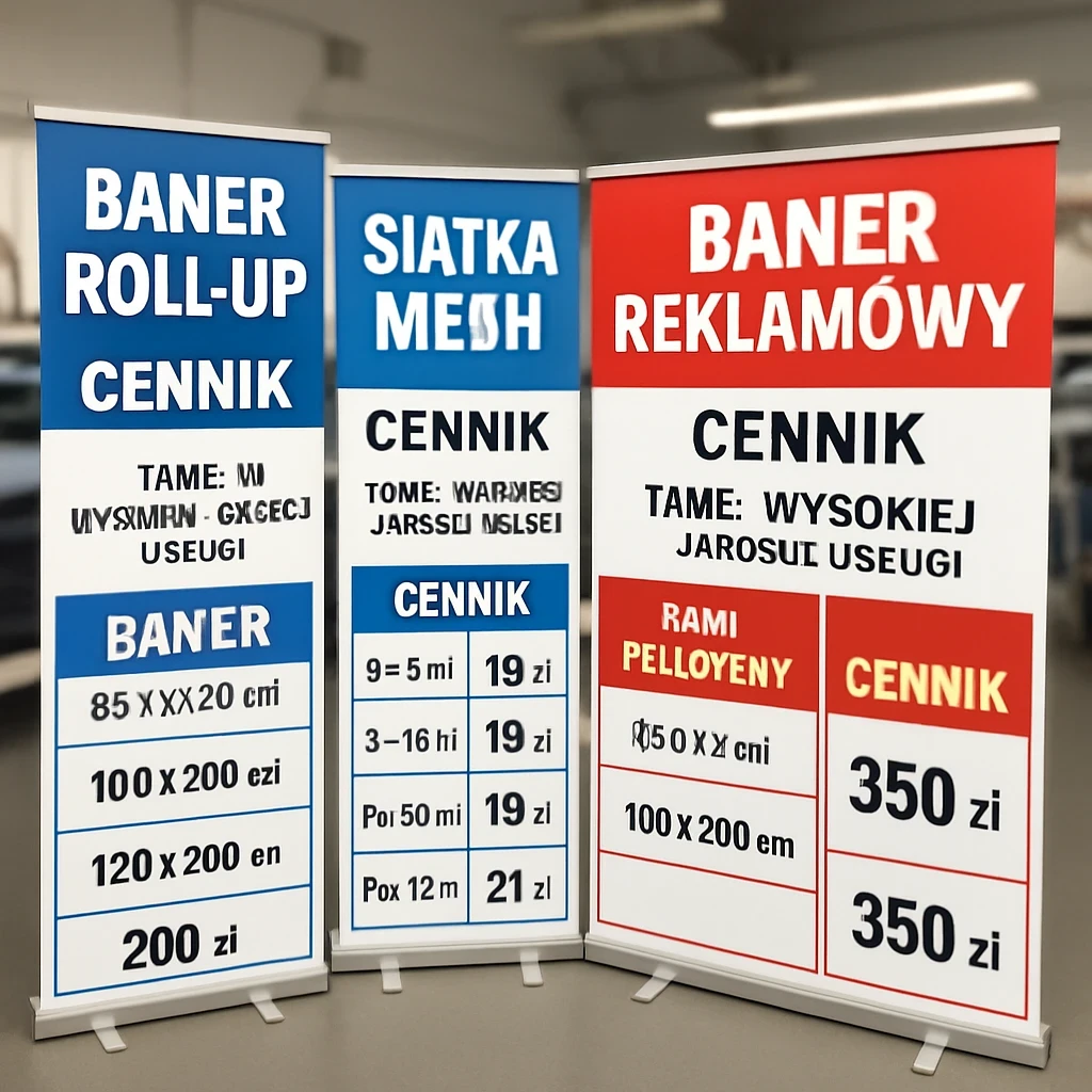 Gdzie najtaniej i najlepiej wydrukować banery?